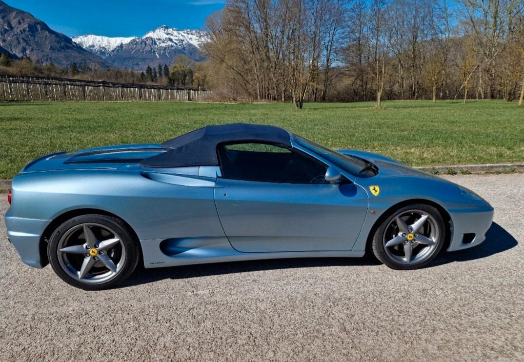 Ferrari 360 Spider MANUALE ASI TARGA ORO