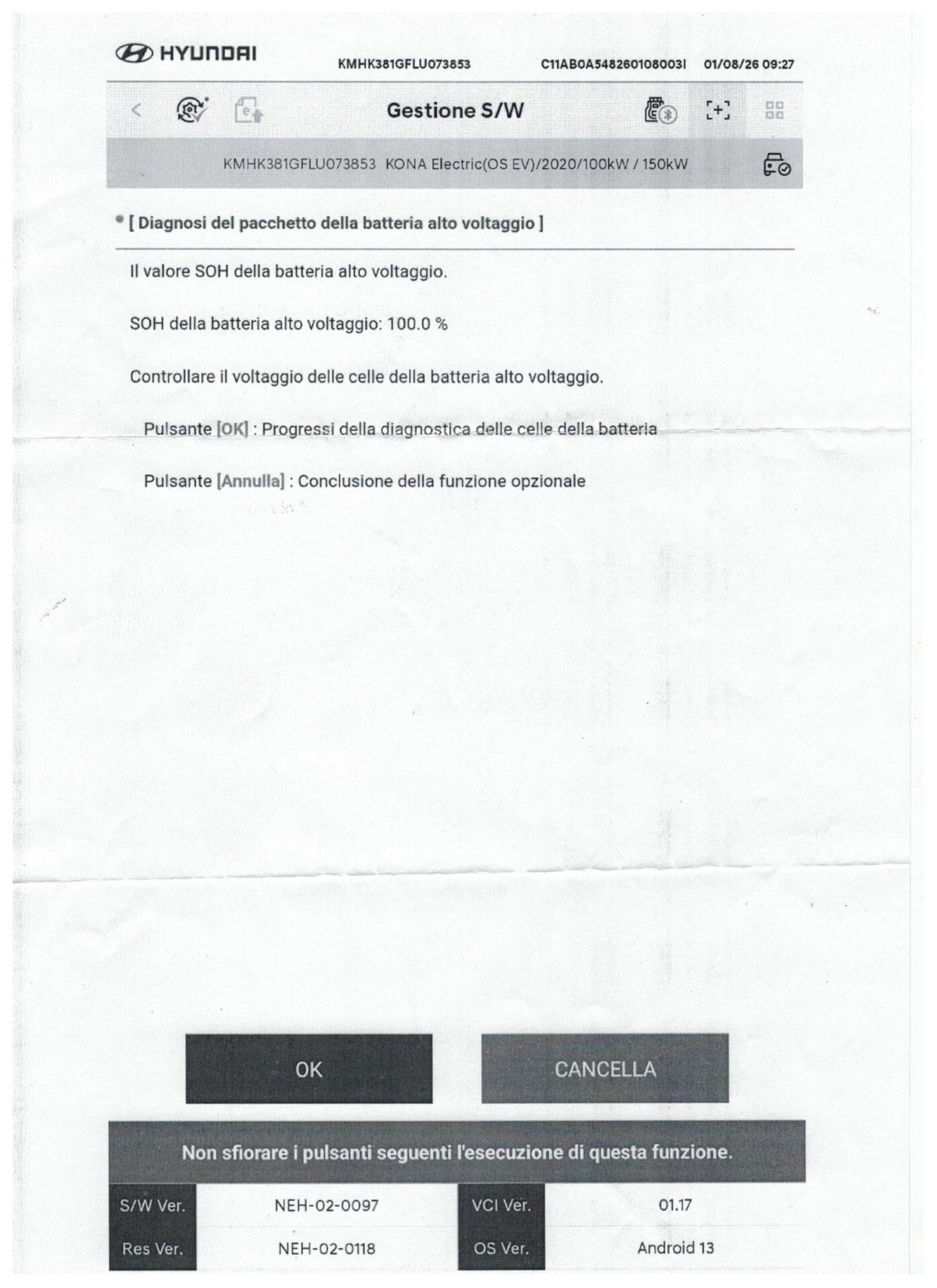 Hyundai Kona EV 64 kWh XPrime-Auton.500Km-SOH100%