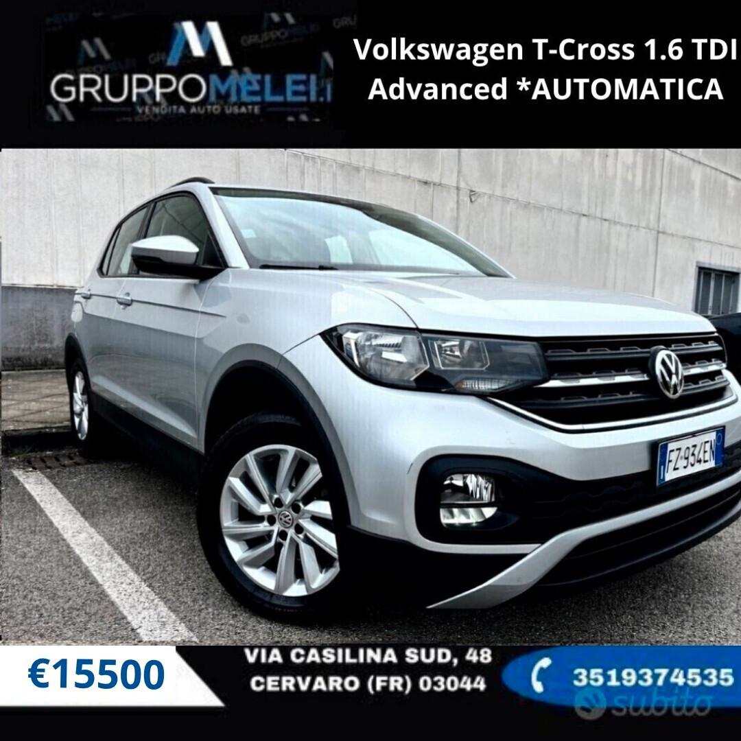 Volkswagen T-Cross 1.6 TDI Advanced *AUTOMATICA