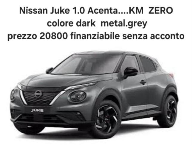 Nissan Juke 1.0 DIG-T 114 CV Acenta tua a € 312 mese KM ZERO