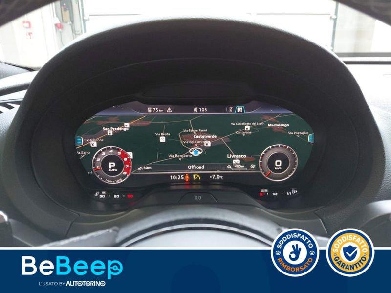 Audi A3 RS3 SPORTBACK 2.5 TFSI QUATTRO S-TRONIC