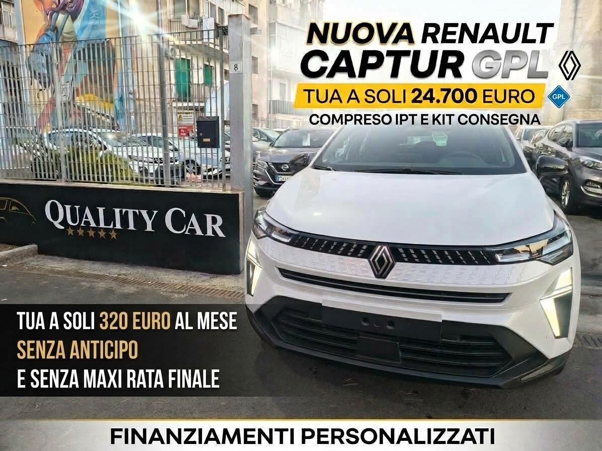 RENAULT CAPTUR GPL NUOVA A SOLI 320 EURO AL MESE