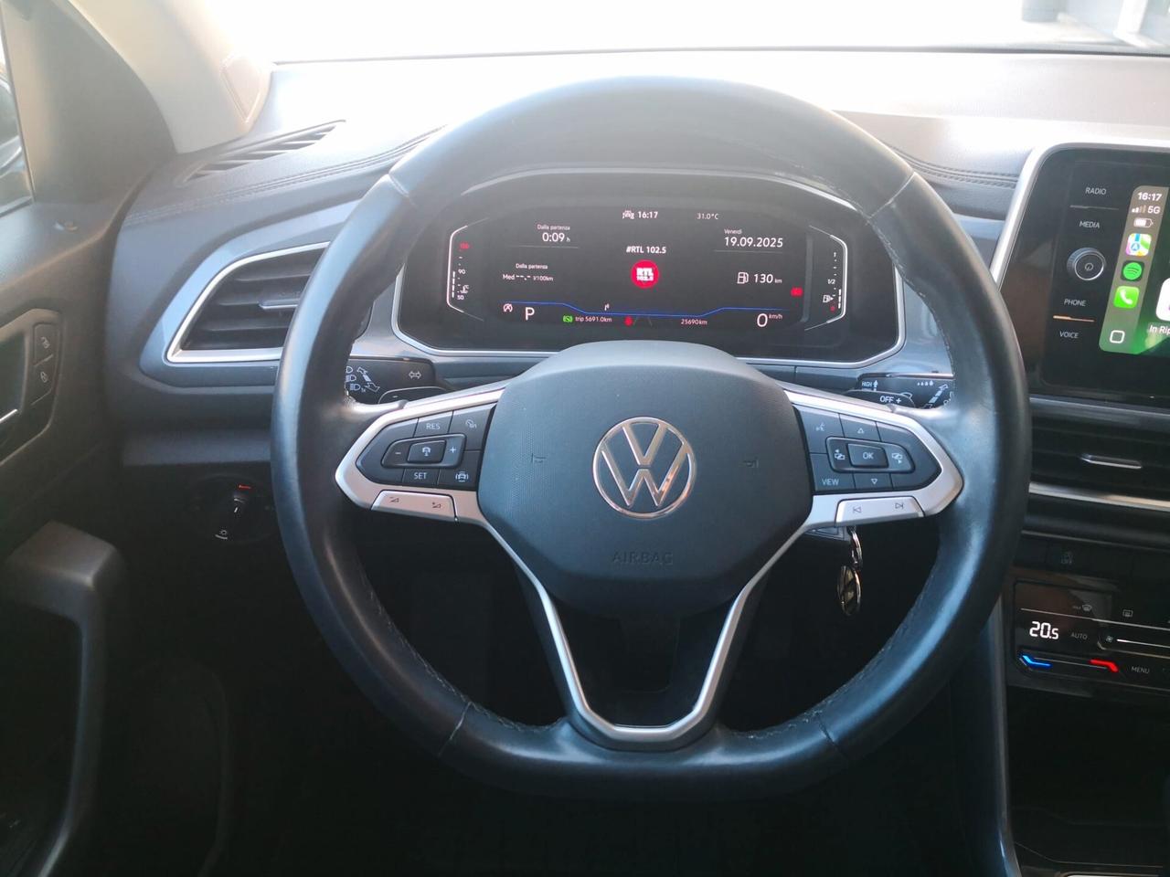 Volkswagen T-Roc 1.5 TSI 150CV DSG ***TELECAMERA***CAR PLAY***LED***
