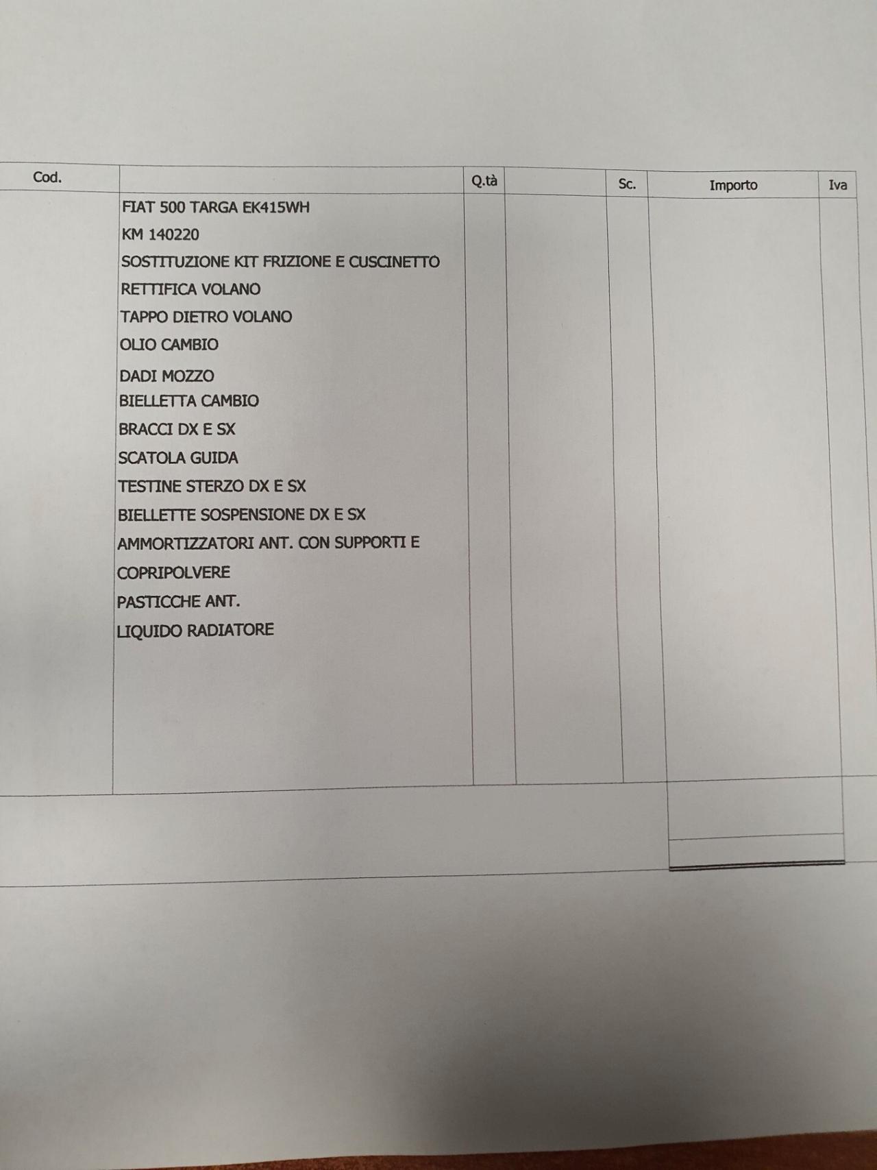 Fiat 500 1.2 Lounge Motore Fire