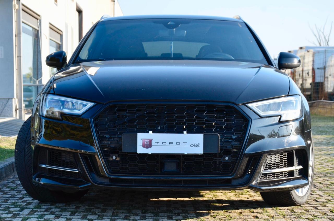 AUDI S3 SPORTBACK 2.0 TFSI QUATTRO S-LINE 300cv S-TRONIC, GARANZIA AUDI 10/27, SERVICE AUDI, EURO 6D, FULL LED, RETROCAMERA, PERMUTE