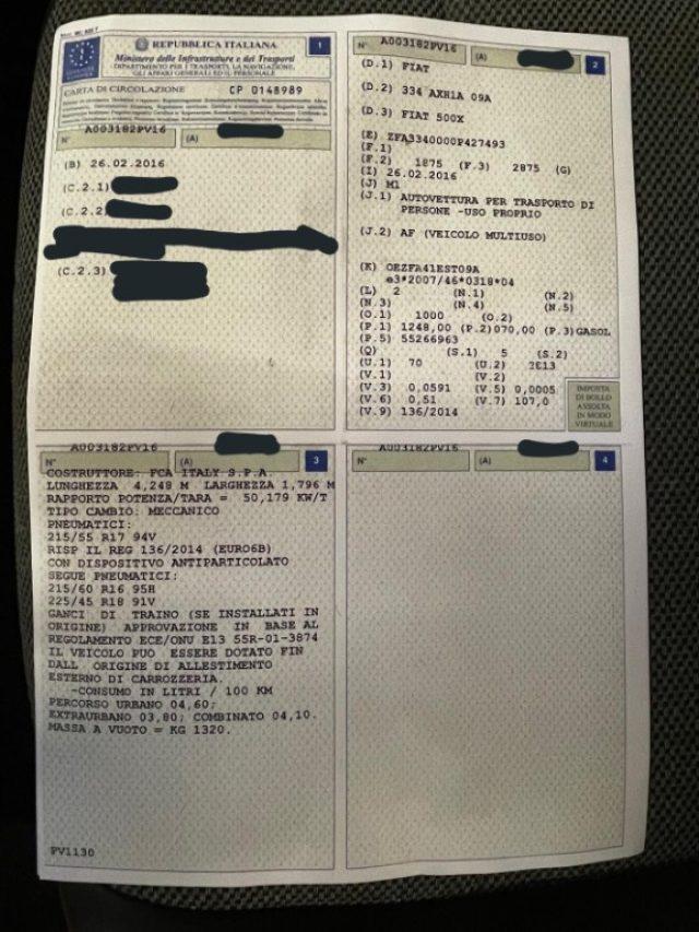 FIAT 500X 1.3 MultiJet 95 CV Pop Star