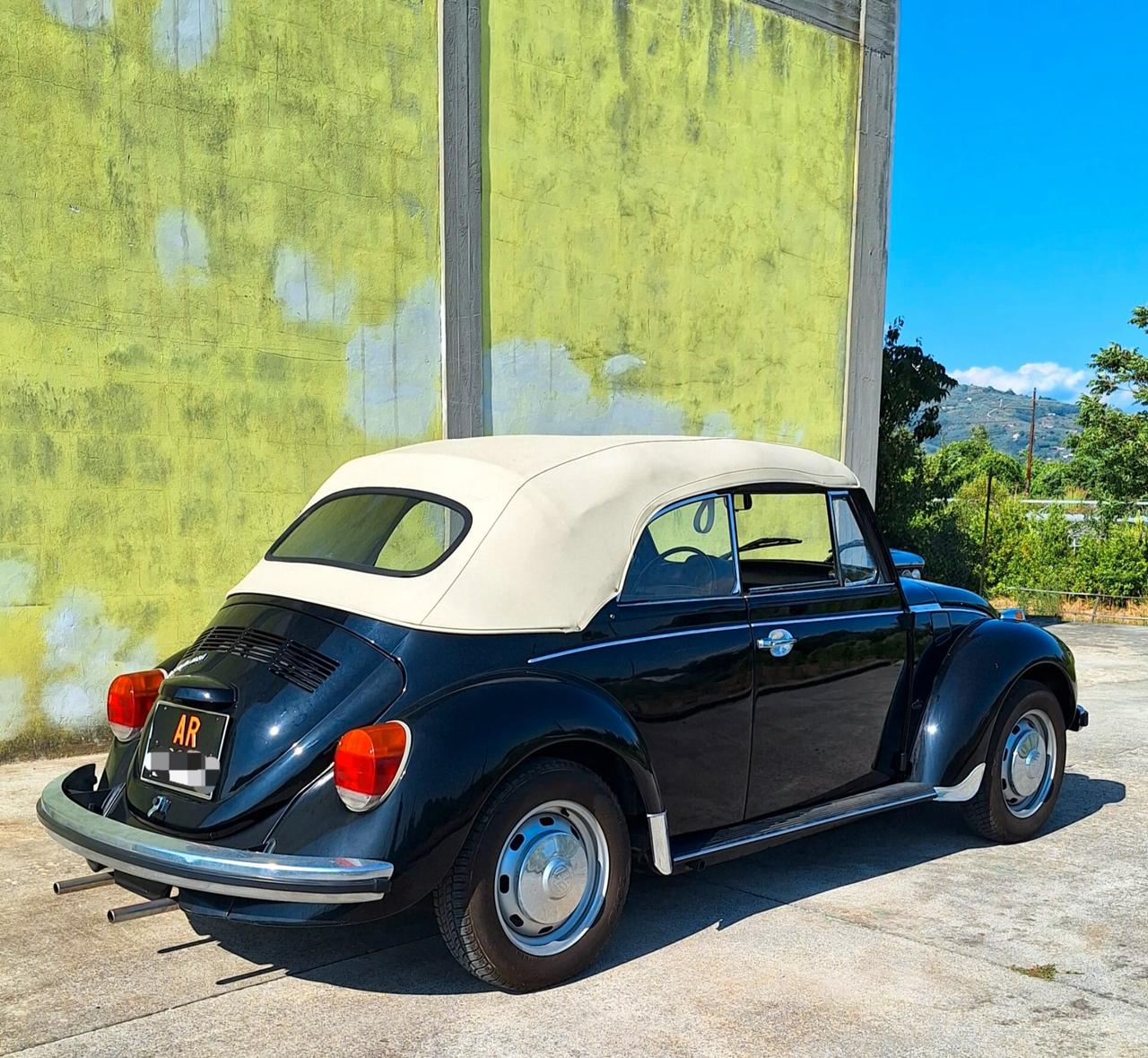 Volkswagen Maggiolino Cabrio - Targa Nera - Libretto a Pagine