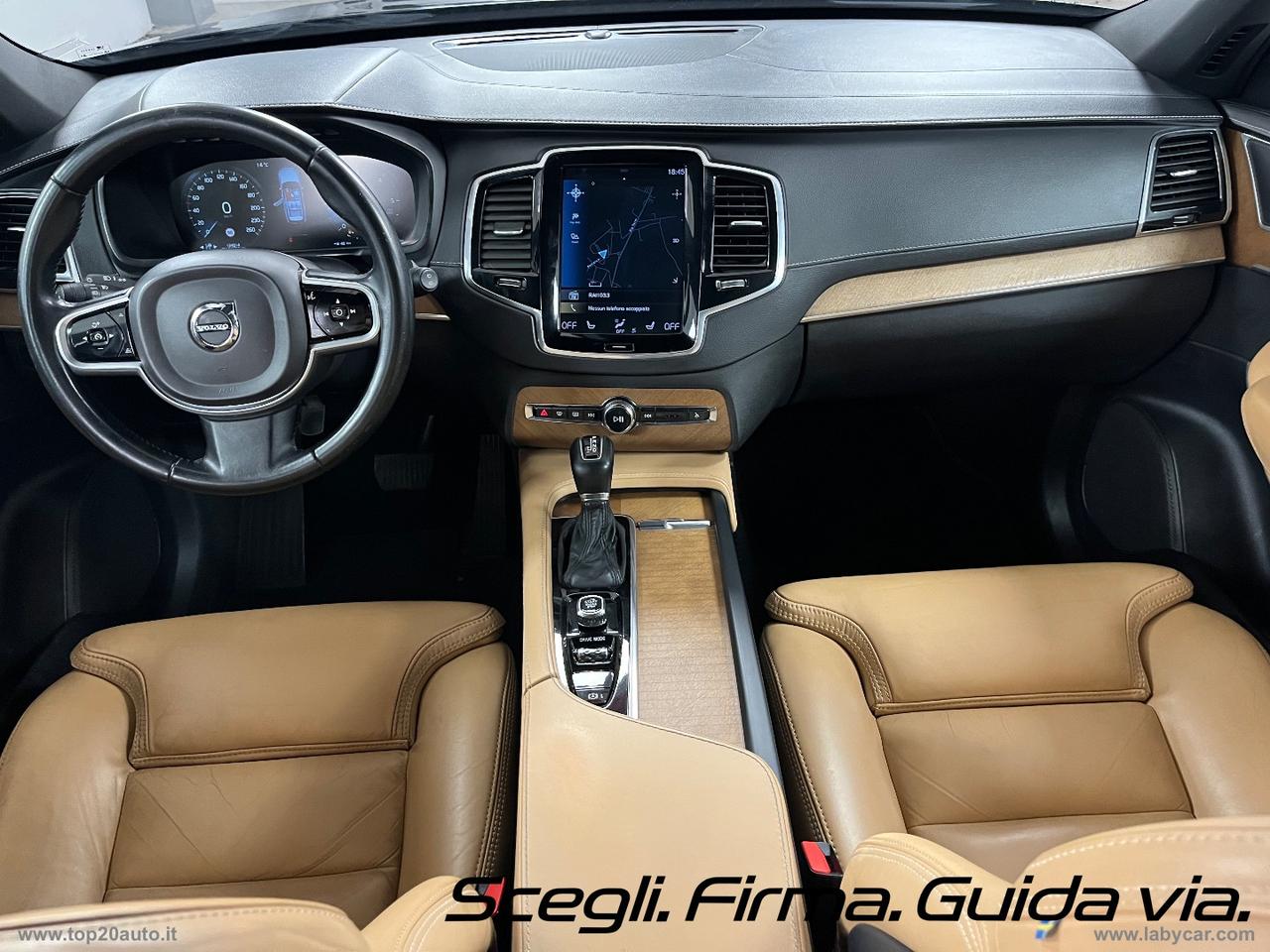 VOLVO XC90 D5 AWD Geartronic Inscription|TOTAL BLACK|PELLE TOTALE
