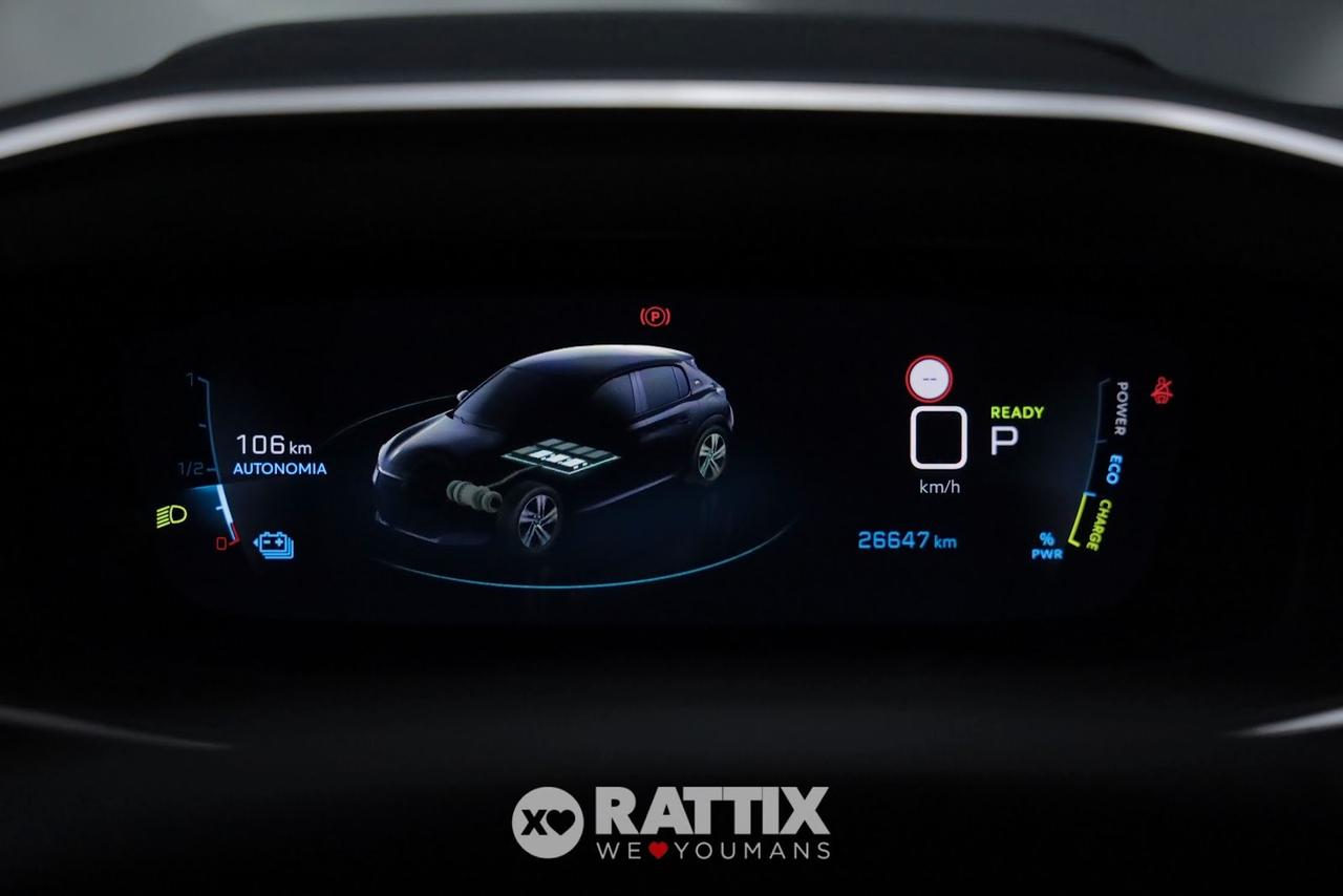 Peugeot e-208 motore elettrico 100kW Allure Pack