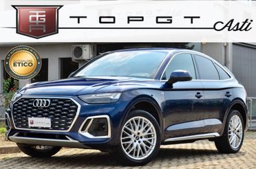 AUDI Q5 SPORTBACK 40 2.0 TDI MHEV MILD HYBRID S LINE INT+EXT QUATTRO 204cv S-TRONIC, EURO 6D, UFF ITALIANA, SERVICE AUDI, FULL LED, RETROCAMERA, PERMUTE