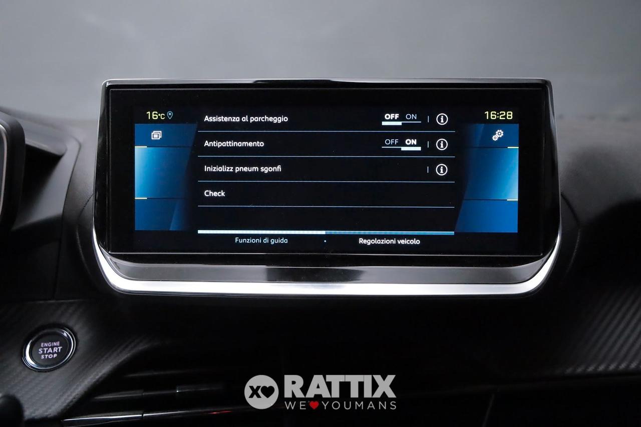 Peugeot e-208 motore elettrico 100kW Allure Pack