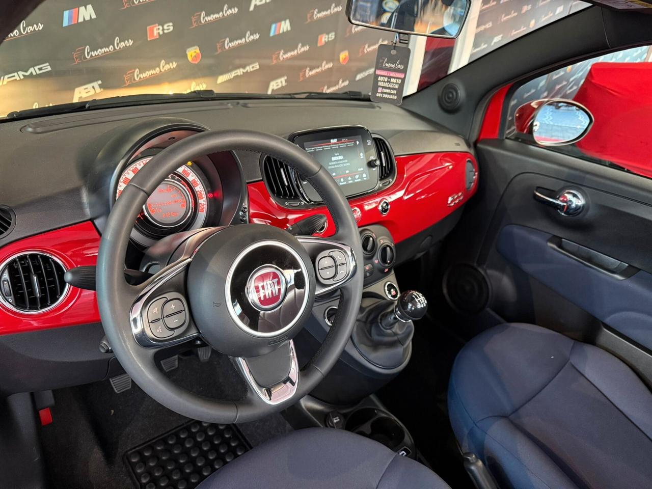 Fiat 500 C 1.0 Hybrid Red