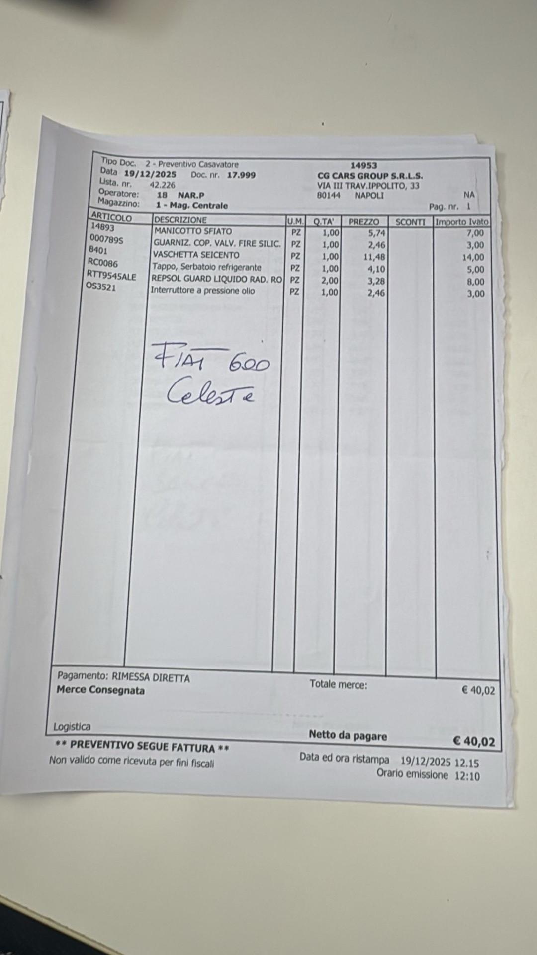 Fiat Seicento 1.1i cat Clima Servosterzo vetri elettrici