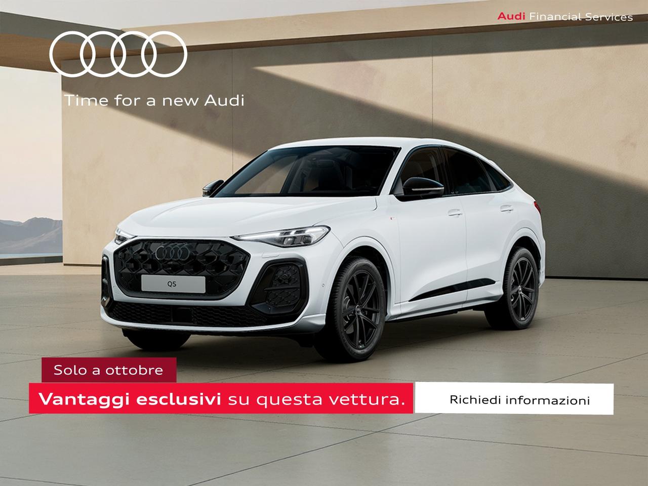 Audi Q5 sportback 2.0 tfsi mhev+ s line edition quattro 204cv s-tronic
