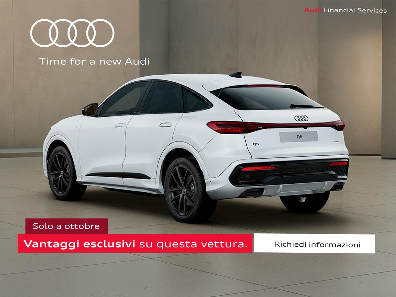 Audi Q5 sportback 2.0 tfsi mhev+ s line edition quattro 204cv s-tronic
