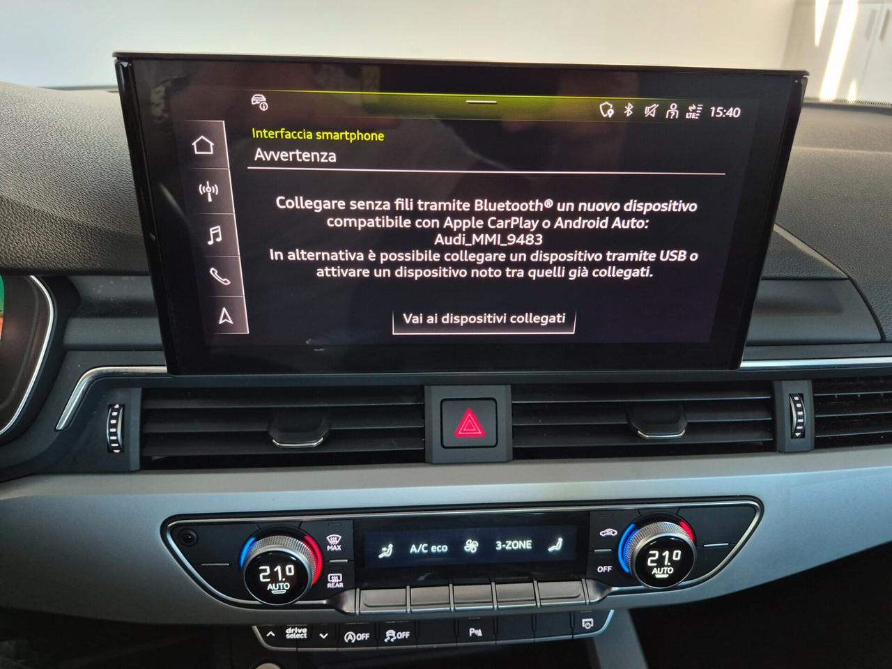Audi A4 AVANT 35 2.0 TDI MHEV ADVANCED 163CV S-TRONIC AUTO UFFICIALE AUDI 1 PROPRIETARIO