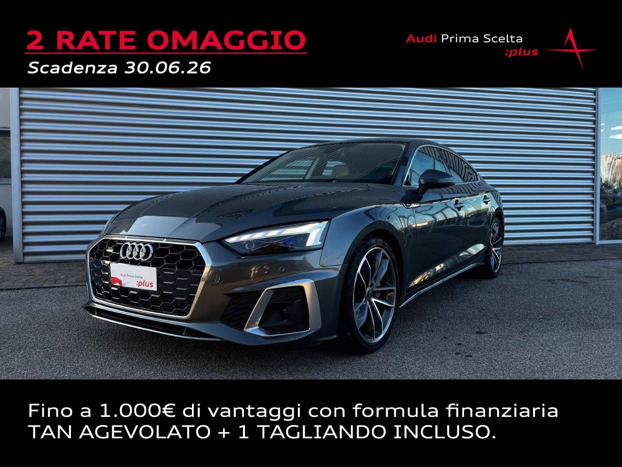 AUDI A5 SPORTBACK 40 TFSI MHEV S-TRONIC QUATTRO S-LINE