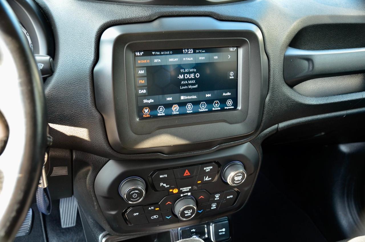 JEEP RENEGADE 1.6 MJT LIMITED FWD 120cv AUTO, UFF ITALIANA, SERVICE CON FATTURE, EURO 6D, FARI LED, APPLE ANDROID, PERMUTE