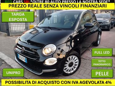 FIAT 500 DOLCEVITA UNIPRO *PREZZO VERO* CRONO TAGLIANDI PELLE TETTO *KM CERTI*
