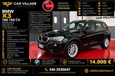 Bmw X3 sDrive18d