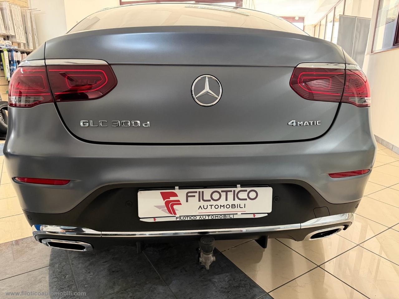 MERCEDES-BENZ GLC 300 d 4Matic Coupé Premium Plus TETTO APRIBILE- GANCIO TRAINO - LUCI AMBIENT