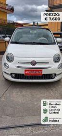 Fiat 500 1.2 BENZINA / GPL EASYPOWER LOUNGE 70CV – NEOPATENTATI