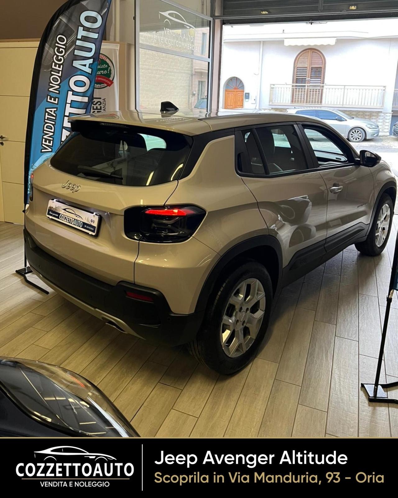 Jeep Avenger 1.2 100 CV Altitude garanzia Jeep