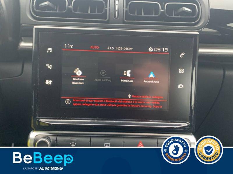 Citroën C3 1.2 PURETECH FEEL 82CV NEOPATENTATI