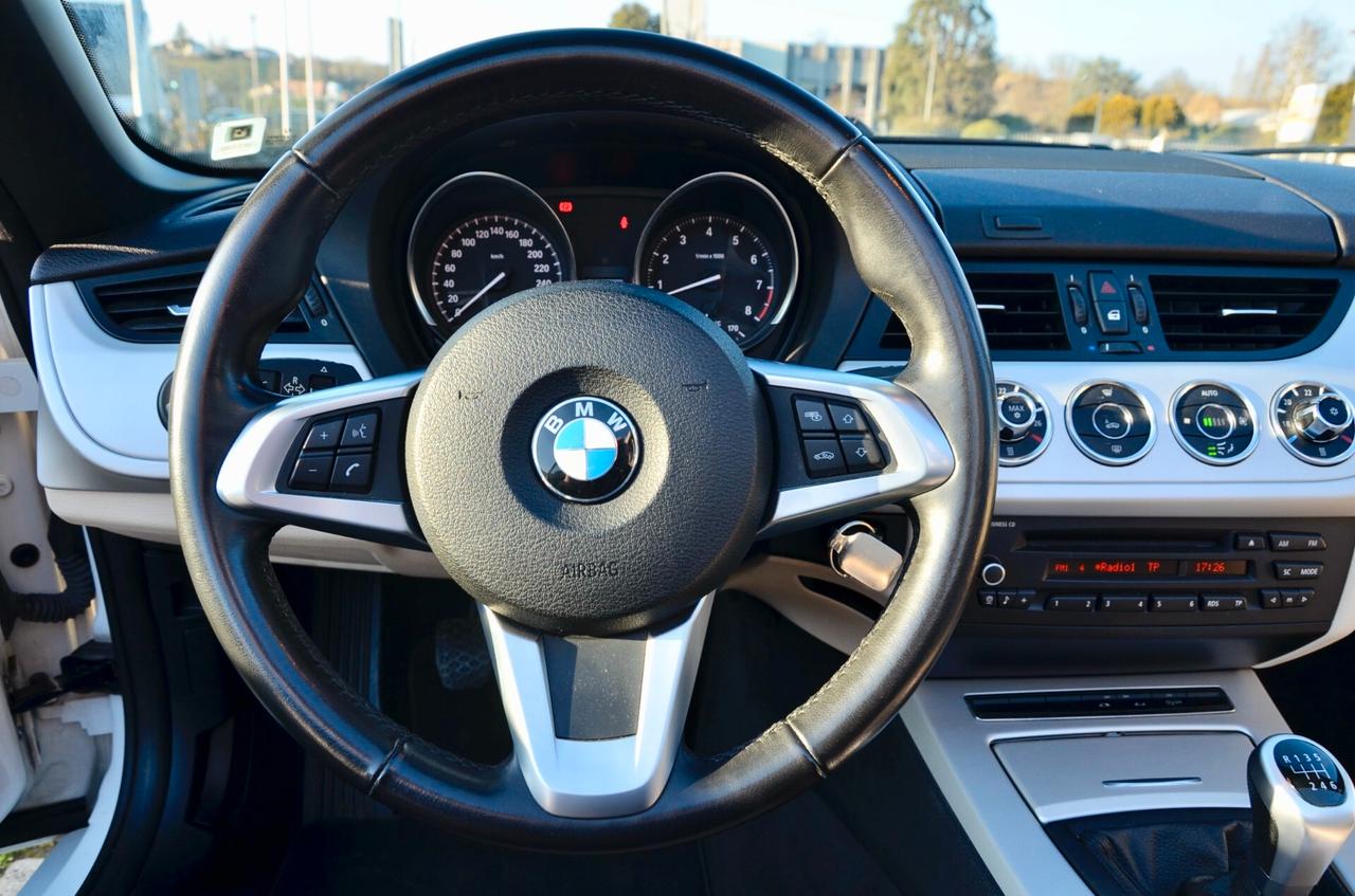 BMW Z4 SDRIVE20i 184cv MANUALE, UFF ITALIANA, SERVICE BMW, MSPORT, XENO, PELLE, 18", PERMUTE