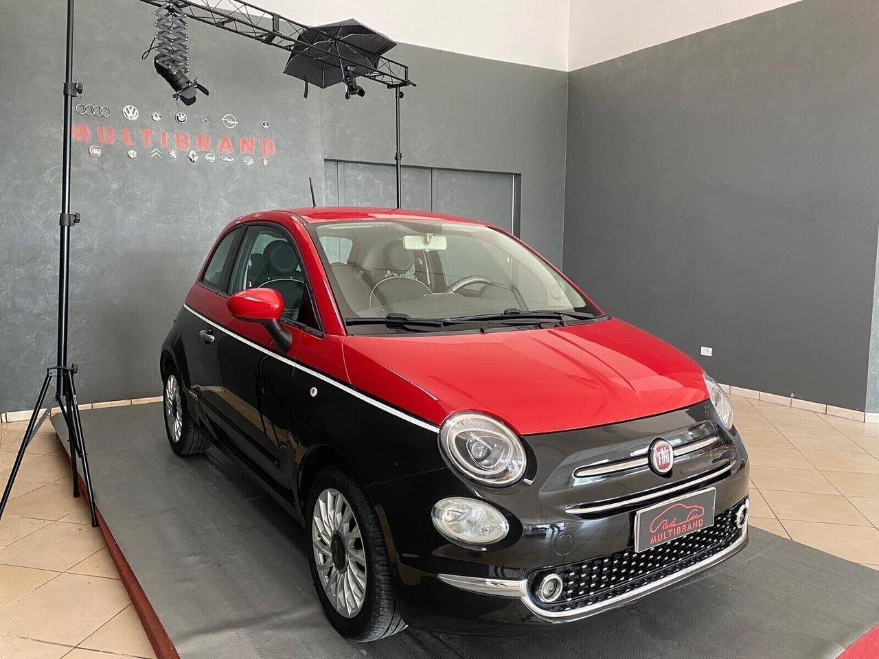 Fiat 500 1.2 Lounge With Black /Red