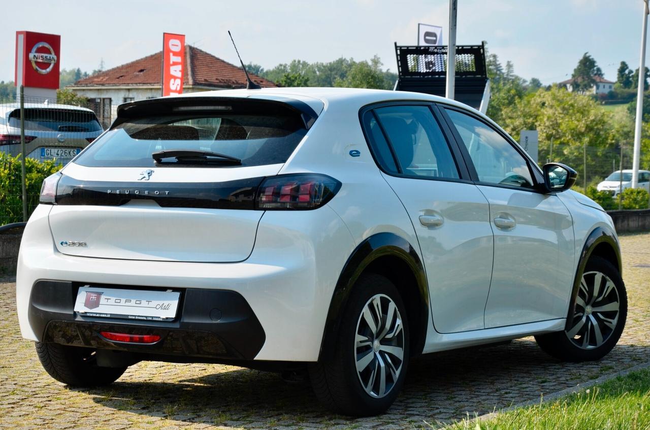PEUGEOT E-208 ACTIVE PACK 100kW, UFF ITALIANA, TAGLIANDI PEUGEOT, APPLE ANDROID, PERMUTE