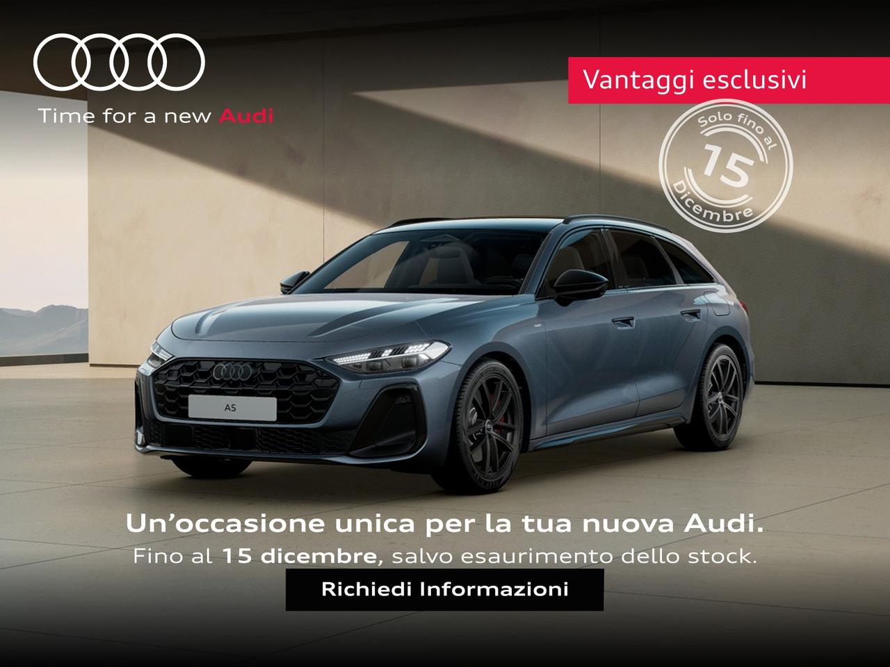 Audi A5 avant 2.0 e-hybrid s line edition quattro 299cv s-tronic