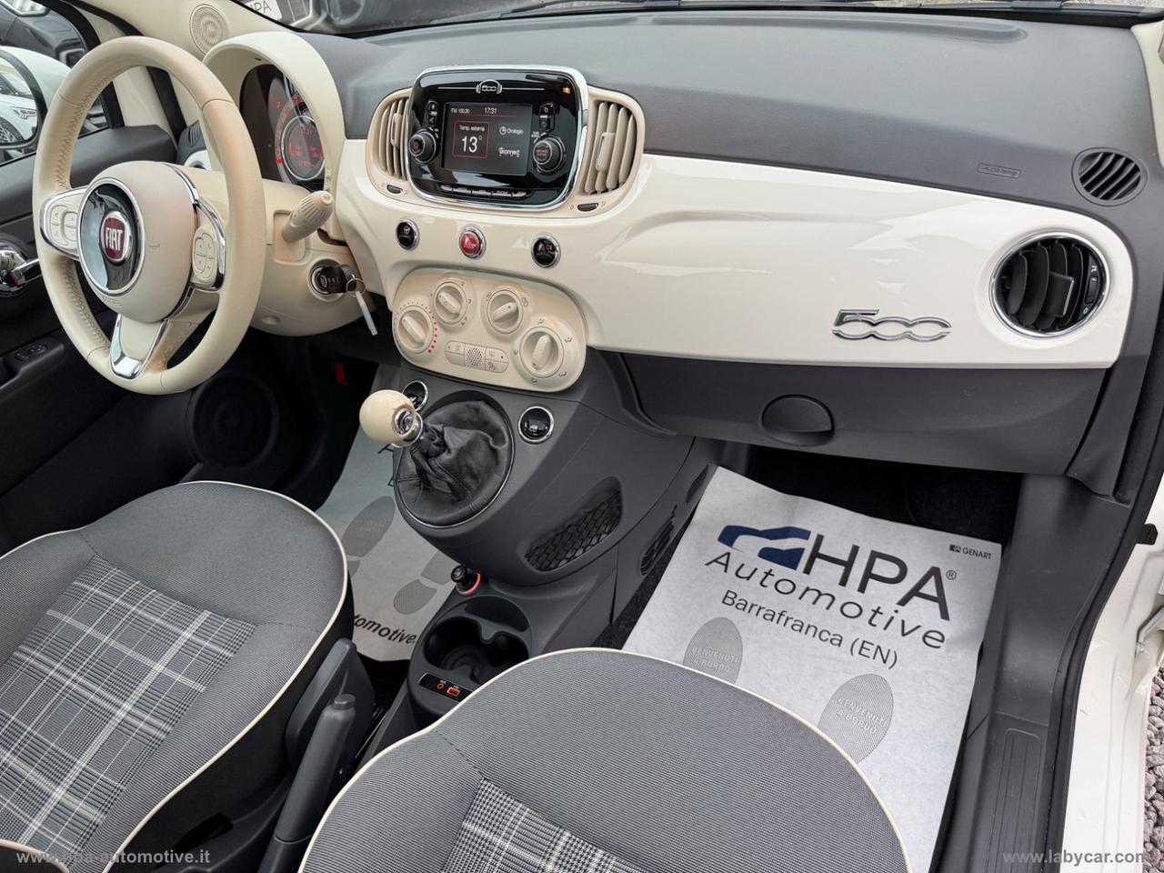 FIAT 500 1.2 Lounge TETTO IN VETRO SENSORI PARCHEGGIO