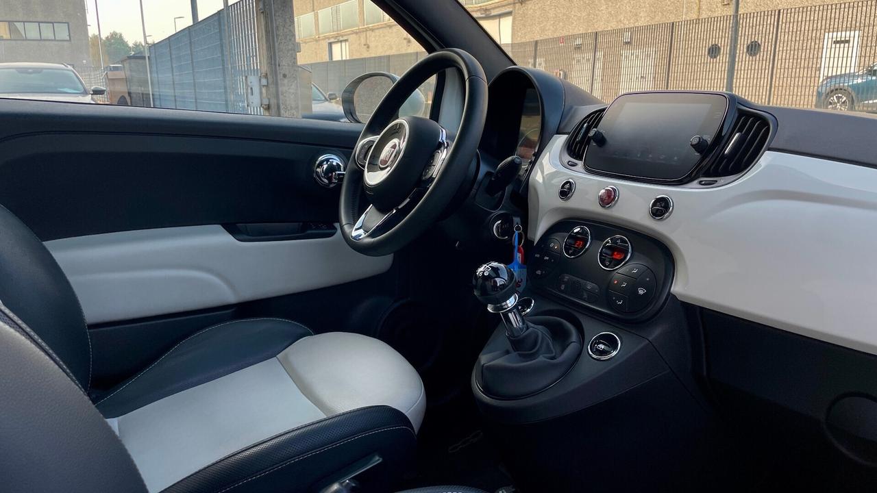 FIAT 500 1.0 HYBRID DOLCEVITA 69CV - TETTO, PELLE, NEOPATENTATI