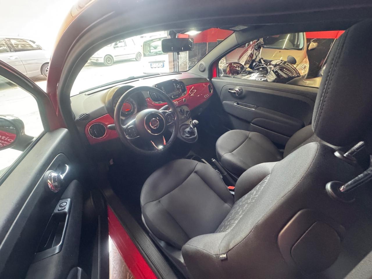 Fiat 500 1.0 Hybrid Red