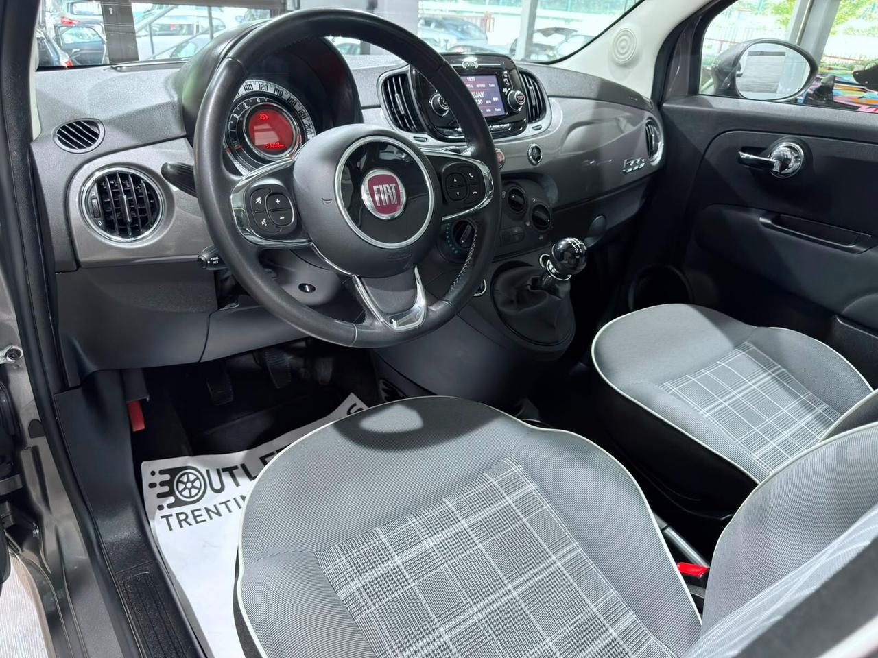FIAT 500 1.2 69cv 89.000km 2018 TETTO PANORAMICO