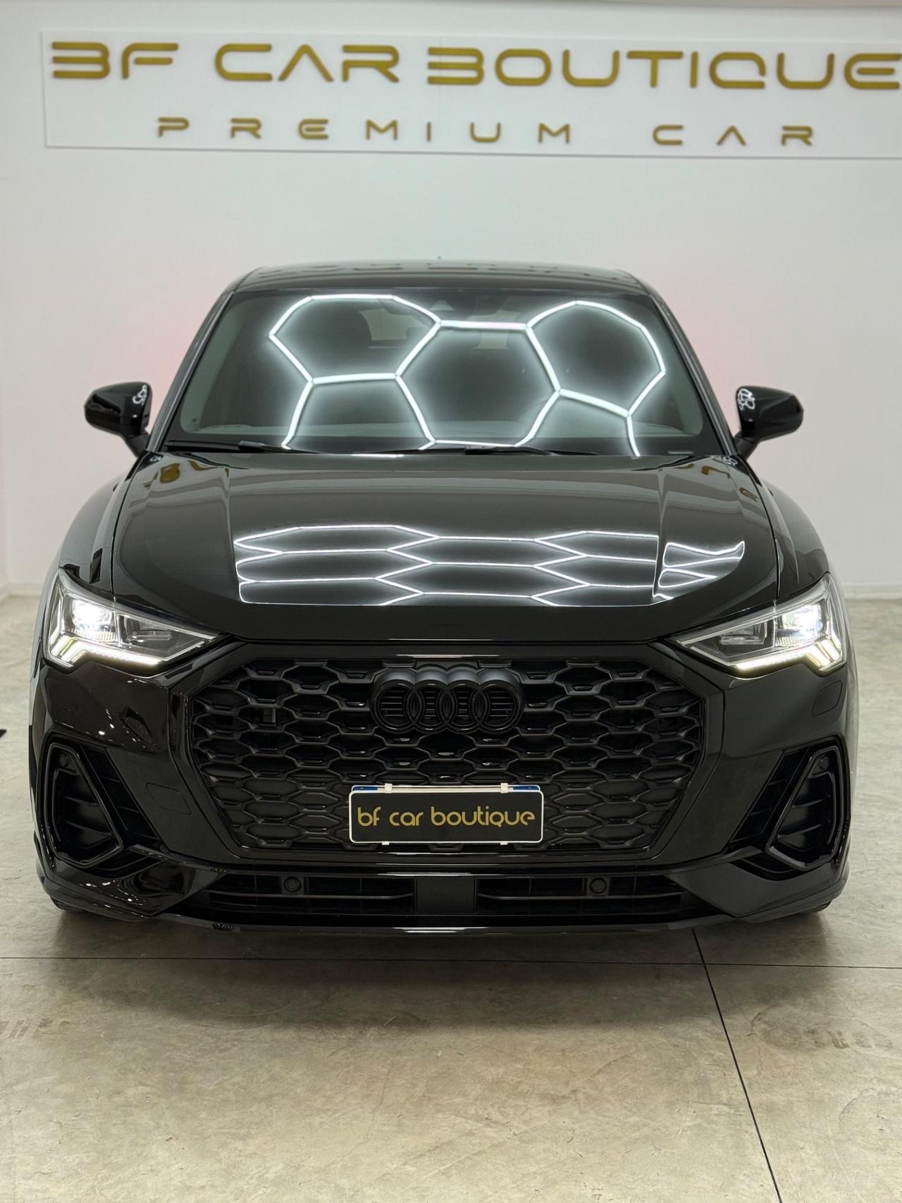 Audi Q3 Sportback 35 TDI S line edition Black Identity Ita Iva Esposta