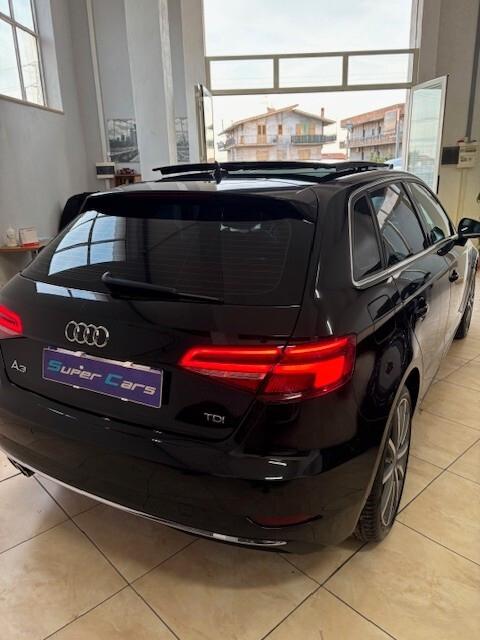Audi A3 SPB 2.0 TDI S tronic Sport TETTO APRIBILE full optionals