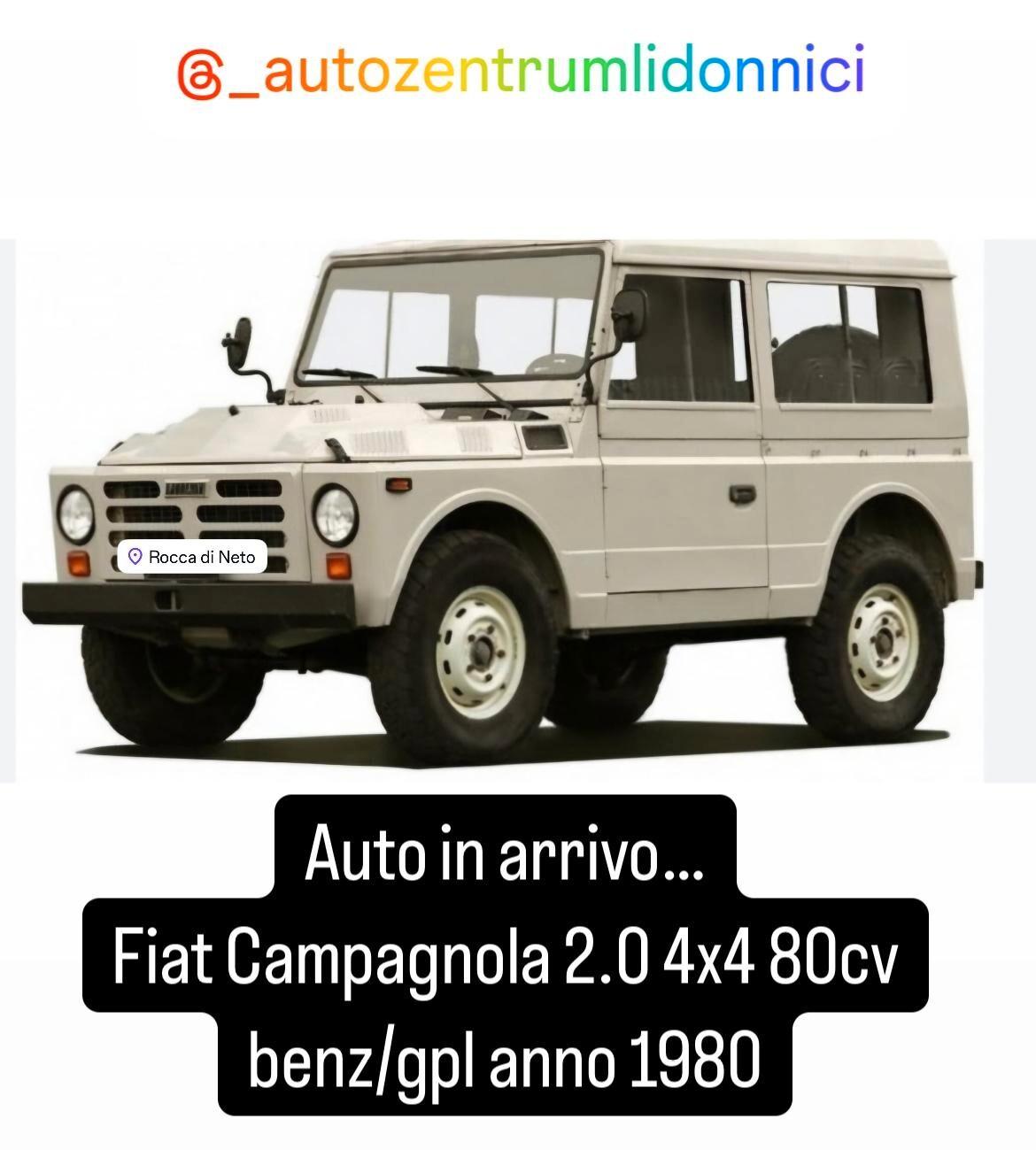 Fiat Campagnola 2.0 4x4 80cv benzina/GPL