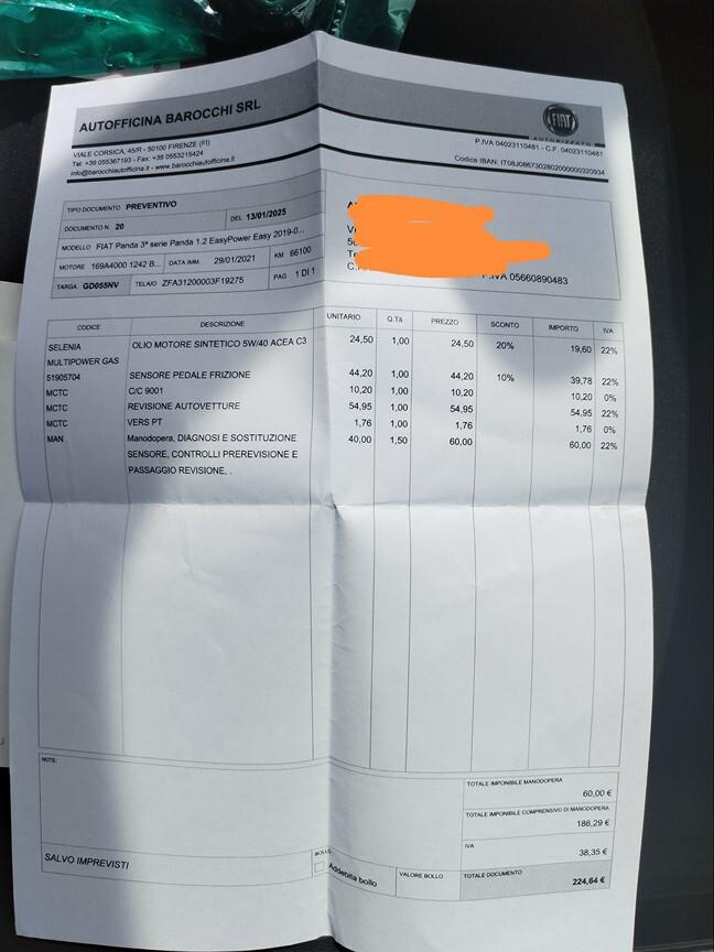 Fiat Panda 1.2 EasyPower Lounge 86000KM 2021 GPL