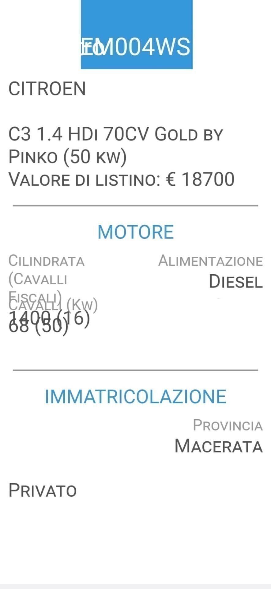 Citroen C3 1.4 HDi-UNICA PROPR-FOTO 4 REVISIONI
