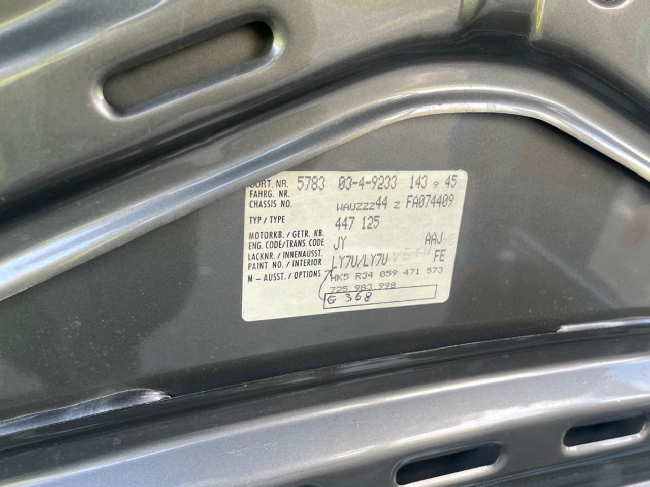 Audi 200 QUATTRO Turbo 2.2