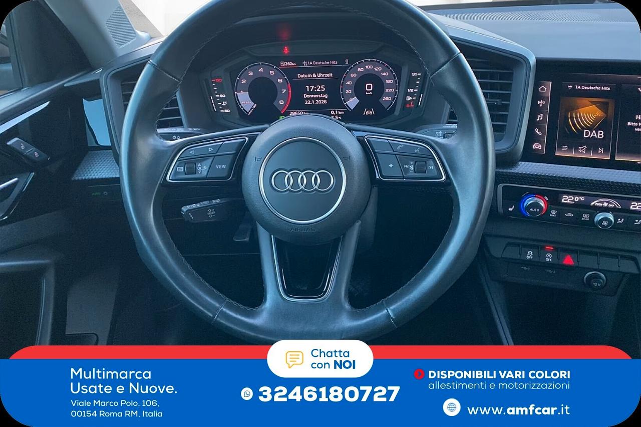 Audi A1 SPB 25 TFSI Admired Manuale Navi Pdc