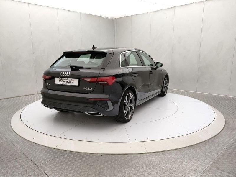 Audi A3 A3 Sportback 40 2.0 tdi S line edition quattro s-tronic