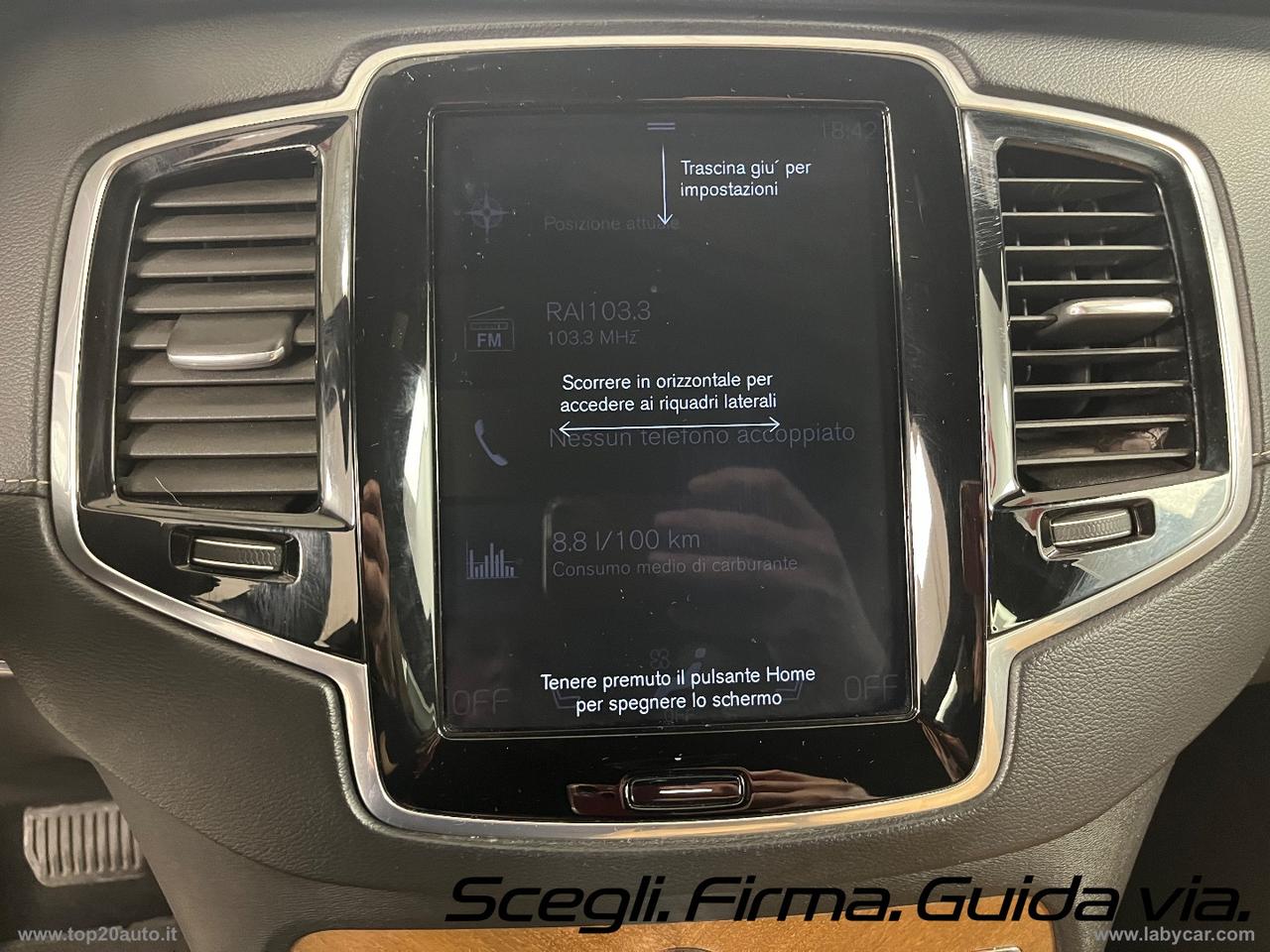 VOLVO XC90 D5 AWD Geartronic Inscription|TOTAL BLACK|PELLE TOTALE