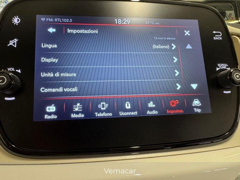 FIAT 500 500 1.0 hybrid Dolcevita 70cv-CLIMA AUTO-FENDI-R SCORTA!