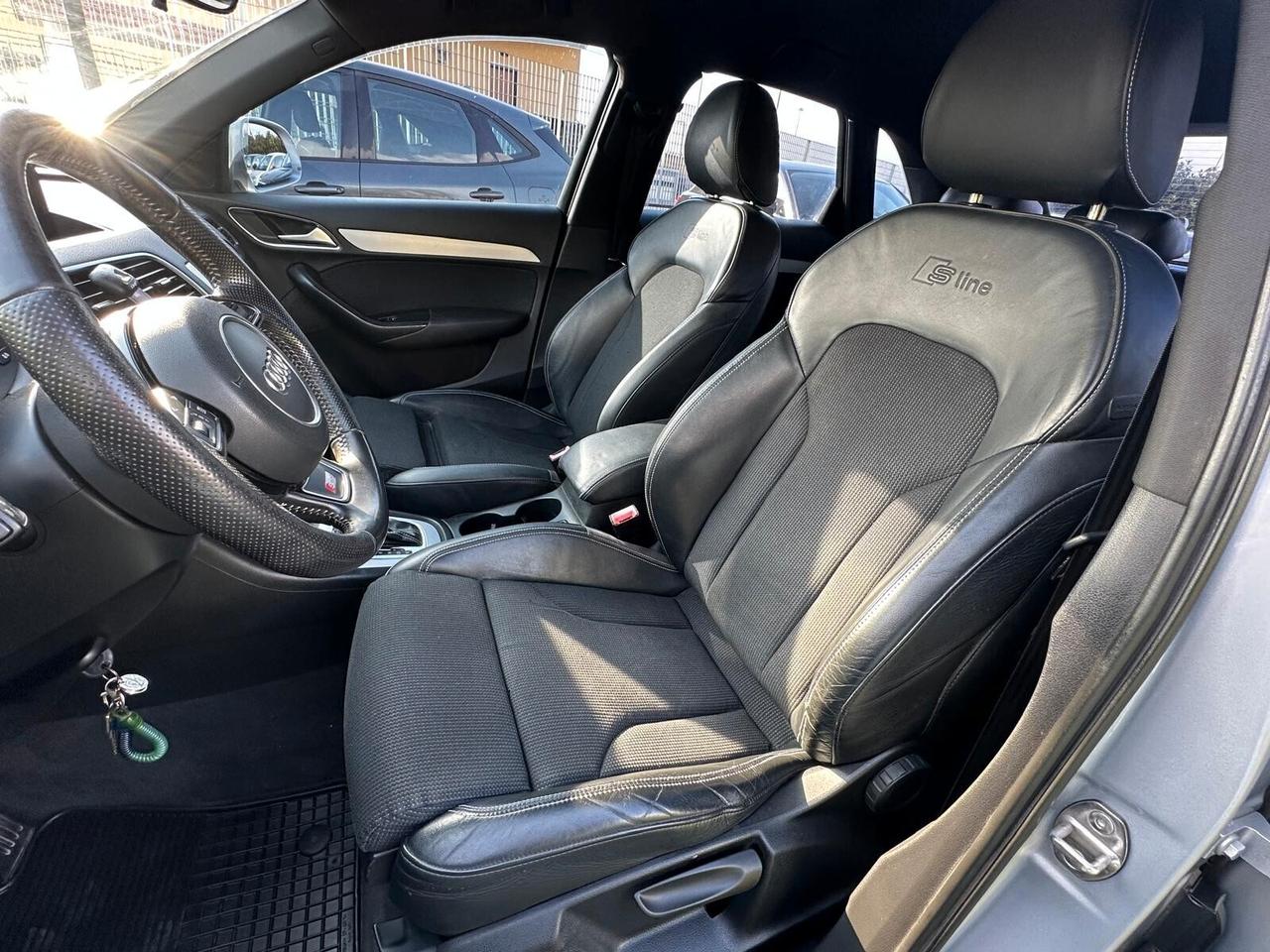 Audi Q3 2.0 TDI 150 CV quattro STRONIC S-LINE INT-ESTERNO 2015 FARI matrix LED-INT PELLE