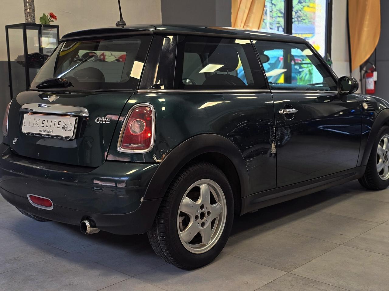 Mini One Clubman One 1.4 VERDE INGLESE_OK NEOPATENTATI_GOMME PIRELLI!!