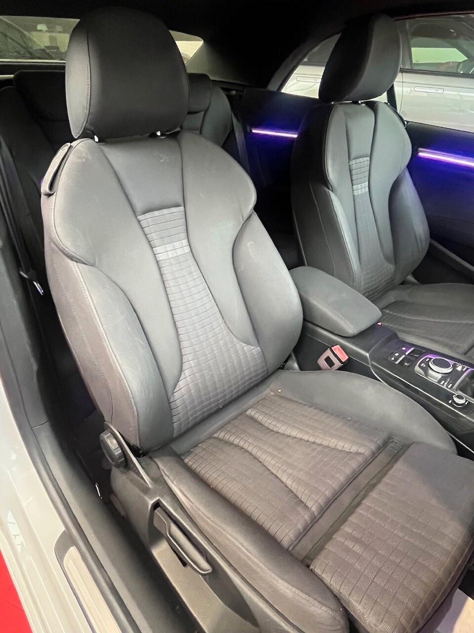 AUDI A3 CABRIO 1.6 TDI 116 CV SPORT NAVI CERCHI DA 18 CAMBIO 6 SPEED KM CERTIFICATI LUCI AMBIENTE OK NEOPATENTATI