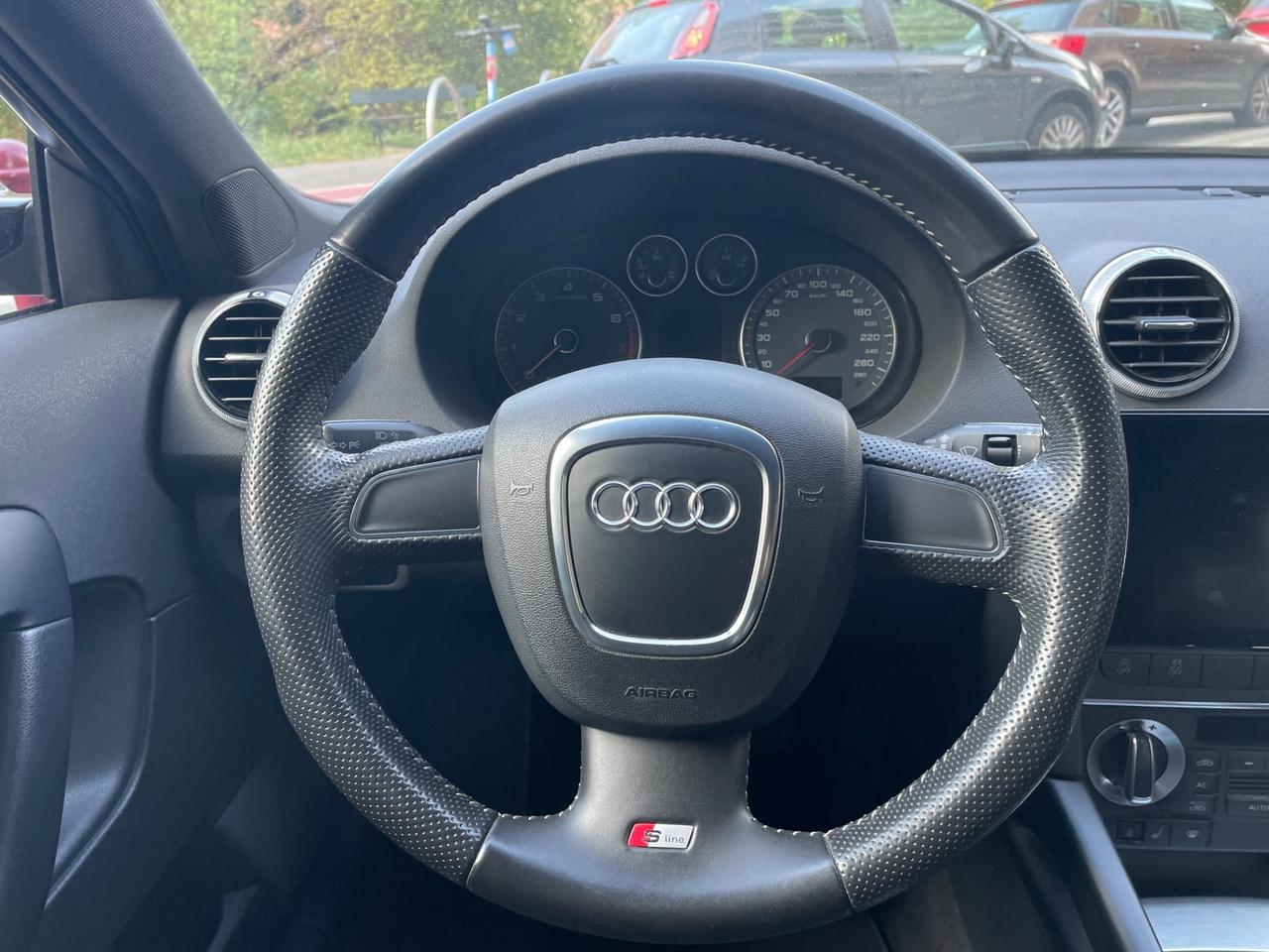 Audi A3 SPB 1.4 16V TFSI 125cv S-Line/1Prop/GRANZIA